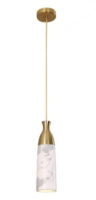 MARMOL 1LIGHT WHITE MARBLE PENDANT